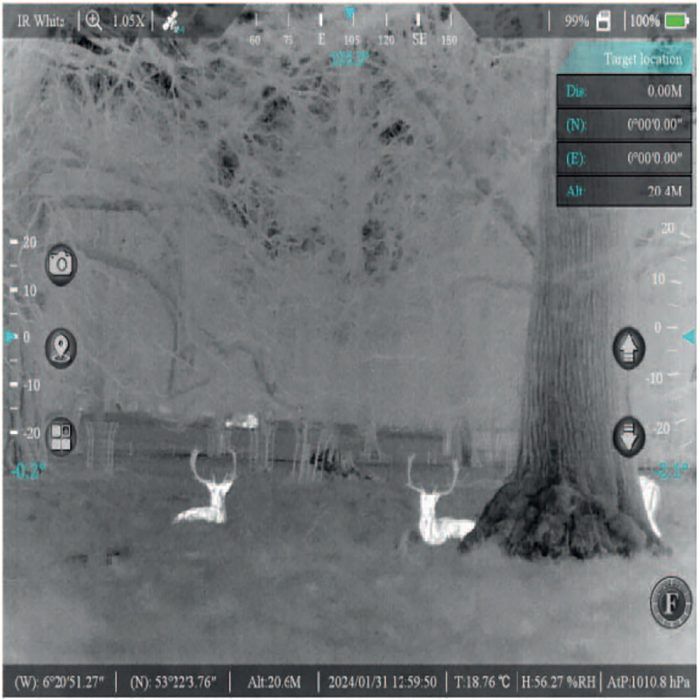 NEWCOM纽卡姆RNT-65LRF多功能侦测仪640X512红外测距热成像夜视目标定位弹道解算仪 - 图片 3